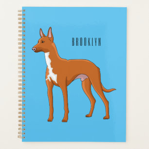 Pharaoh-Hund Cartoon-Illustration Planer