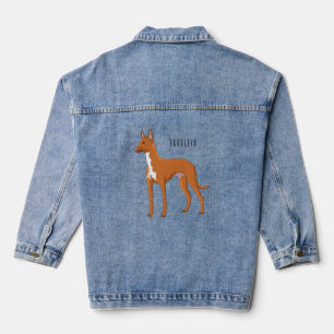 Pharaoh-Hund-Cartoon Jeansjacke