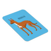 Pharaoh-Hund-Cartoon Magnet (Rechte Seite)