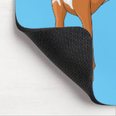 Pharaoh-Hund-Cartoon Mousepad (Ecke)