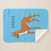 Pharaoh-Hund-Cartoon Sherpadecke (Vorderseite (Horizontal))