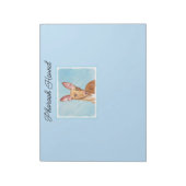 Pharaoh-Hund-Malerei - Niedliche Original-Hunde-Ku Notizblock (Rotiert)