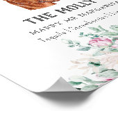 Pharaoh-Hund-Unterschrift Trinkzeichen Poster (Ecke)