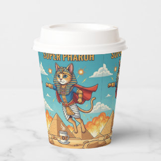 Pharaoh Katze - Super Heldische Altägyptische Katz Pappbecher