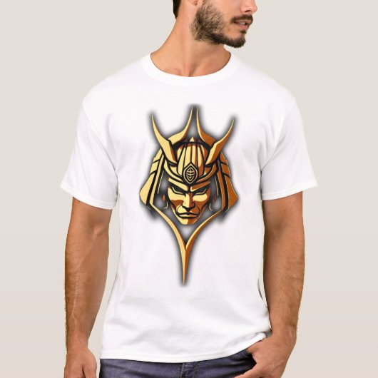 Pharaoh-Maske-Logo White Tee (Vorderseite)
