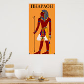 PHARAOH (Math And Greek Letters) Poster (Küche)