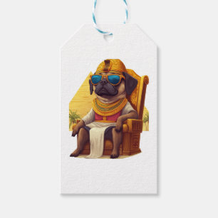 Pharaoh Mops � antiker Ägypter Hund Geschenkanhänger