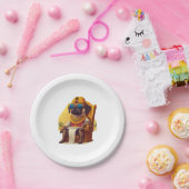 Pharaoh Mops � antiker Ägypter Hund Pappteller (Party)