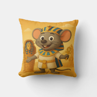 Pharaoh Mouse Cushion | Cartoon Ägyptische Pyramid Kissen