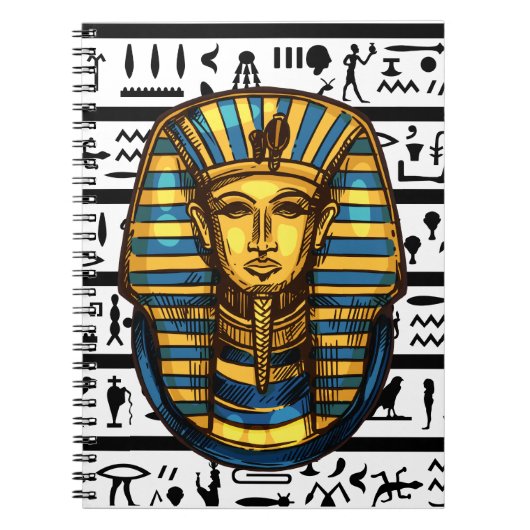 Pharaoh of Egypt Notebook / Caderno Faraó do Egito Notizblock (Vorderseite)