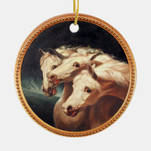 Pharaoh-Pferde Keramikornament