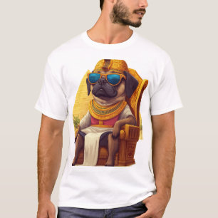 Pharaoh Pug � Hund des alten Ägypten T-Shirt