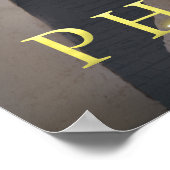 Pharaoh | Pyramiden | Goldener Donner | Digitale K Poster (Ecke)