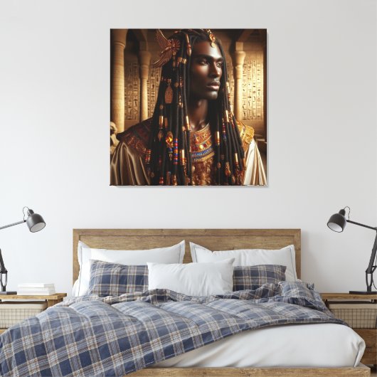 Pharaoh-Strahlung Leinwanddruck (Insitu (Schlafzimmer))