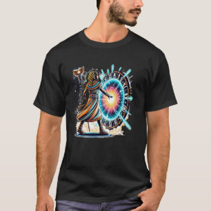 Pharaoh Time Traveller Ägypten Kunst Grafik Vintag T-Shirt