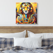 PHARAOH TUT-CHEPARD 2 LEINWANDDRUCK (Insitu (Schlafzimmer))