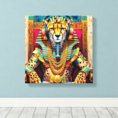 PHARAOH TUT-CHEPARD LEINWANDDRUCK (Insitu (Holzboden))