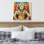 PHARAOH TUT-CHEPARD LEINWANDDRUCK (Insitu (Schlafzimmer))