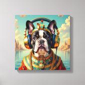 PHARAOH TUT-FRENCH BULLDOG 2 LEINWANDDRUCK (Vorderseite)