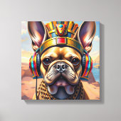 PHARAOH TUT-FRENCH BULLDOG 3 LEINWANDDRUCK (Vorderseite)