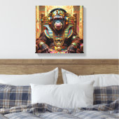 PHARAOH TUT-ORANG-UTAN 2 LEINWANDDRUCK (Insitu (Schlafzimmer))