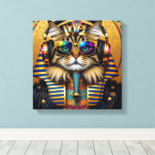 PHARAOH TUT-PERSIAN CAT 3 LEINWANDDRUCK (Insitu (Holzboden))