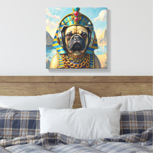 PHARAOH TUT-PUG 2 LEINWANDDRUCK