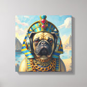 PHARAOH TUT-PUG 2 LEINWANDDRUCK (Vorderseite)