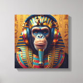 PHARAOH TUT-SCHIMPANSE 3 LEINWANDDRUCK (Vorderseite)