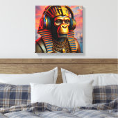PHARAOH TUT-SCHIMPANSE 4 LEINWANDDRUCK (Insitu (Schlafzimmer))