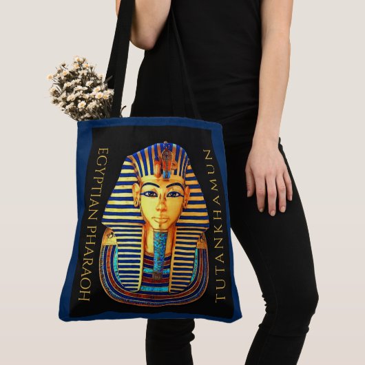 Pharaoh Tutankhamun Fine Art Fabric Bag Tasche (Von Nahem)