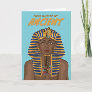 Pharaoh Tutankhamun nicht alt Geburtstag Karte
