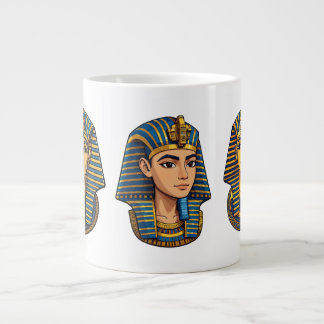 Pharaoh Tutankhamun’s Golden Mask Jumbo-Tasse