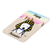 Pharaoh Westie Passover Magnet (Linke Seite)