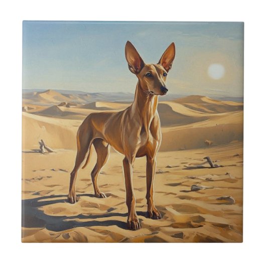Pharaohhund Fliese (Vorderseite)