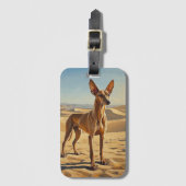 Pharaohhund Gepäckanhänger (Vorderseite Vertikal)
