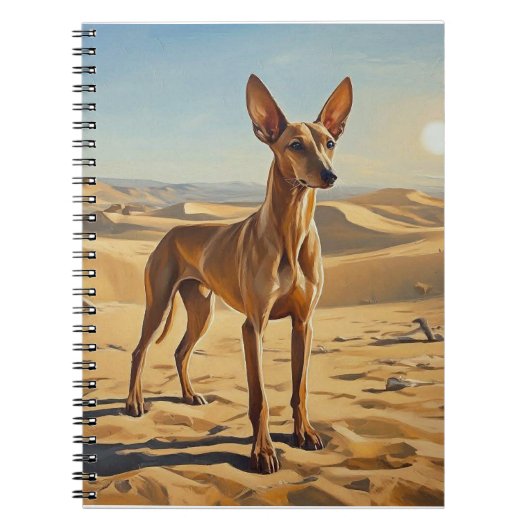 Pharaohhund Notizblock (Vorderseite)
