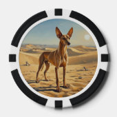 Pharaohhund Pokerchips (Vorderseite)
