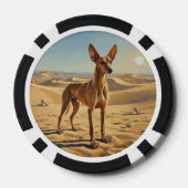 Pharaohhund Pokerchips (Rückseite)