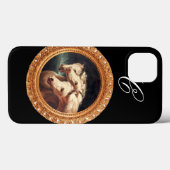 Pharaoh's Chariot Horses Monogram Case-Mate iPhone Hülle (Rückseite (Horizontal))