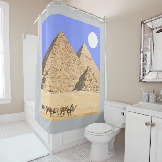 Pharaoh's Essence - Pyramide Duschvorhang (Beispiel)