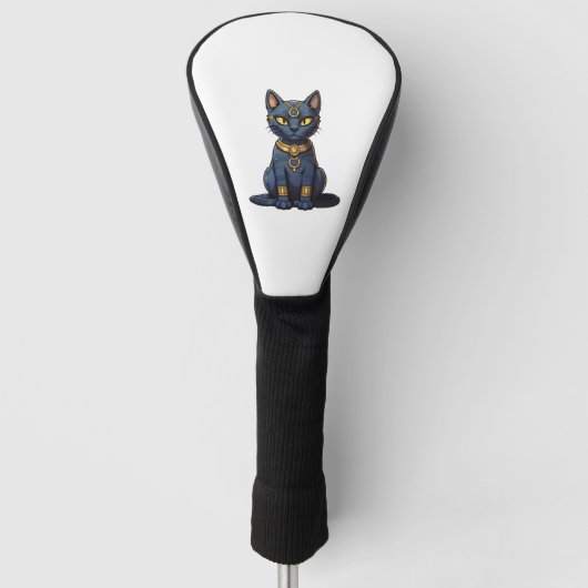 Pharaohs goldene Katze Golf Headcover (Vorderseite)