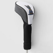 Pharaohs goldene Katze Golf Headcover (angewinkelt)
