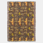 Pharaoh's Legacy: Antique Egyptian Patterns Decke (Vorderseite Vertikal)