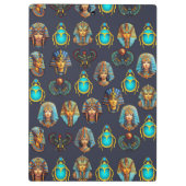 Pharaoh's Legacy: Antique Egyptian Patterns  Klemmbrett (Rückseite)