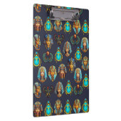 Pharaoh's Legacy: Antique Egyptian Patterns  Klemmbrett (Rechts)