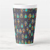 Pharaoh's Legacy: Antique Egyptian Patterns Milchtasse (Vorderseite)