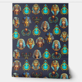 "Pharaoh's Legacy: Antique Egyptian Patterns Tapete