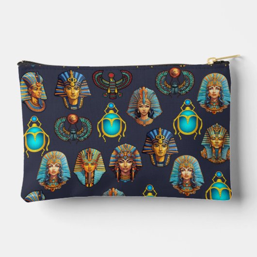 Pharaoh's Legacy: Antique Egyptian Patterns  Zubehörtasche (Rückseite)