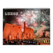 Pharaohs Luxor Tempel Night Landscape Fotografy Kalender (Titelbild)